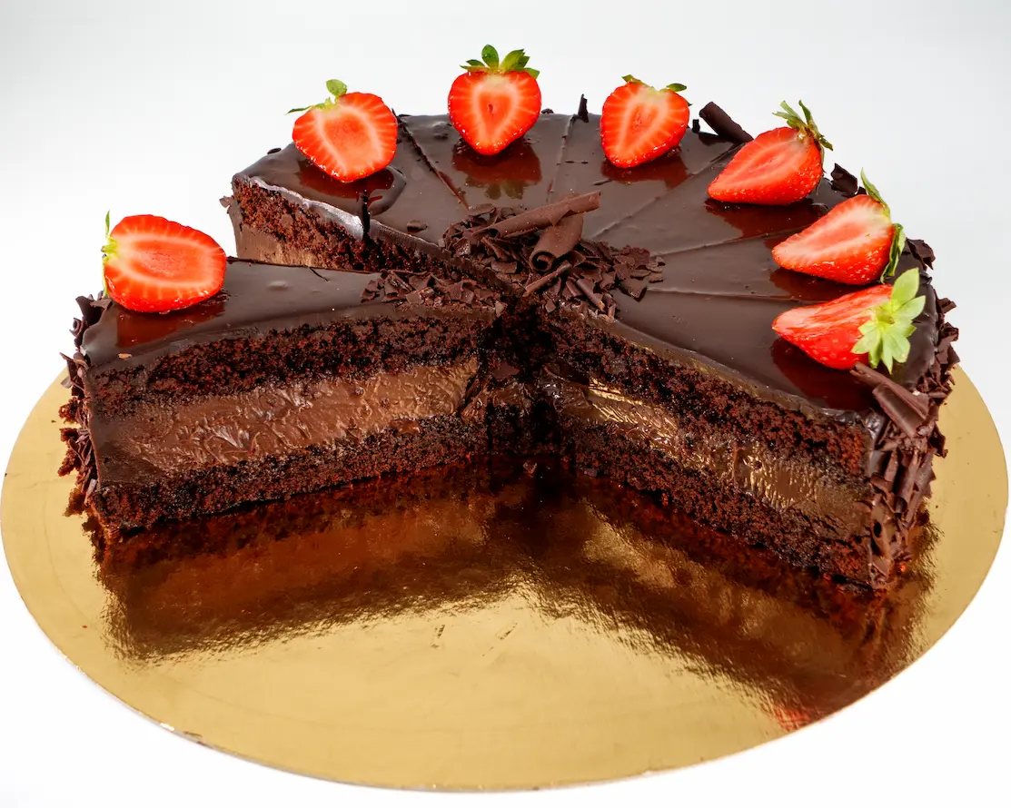 Porciones de tarta Matilda de chocolate