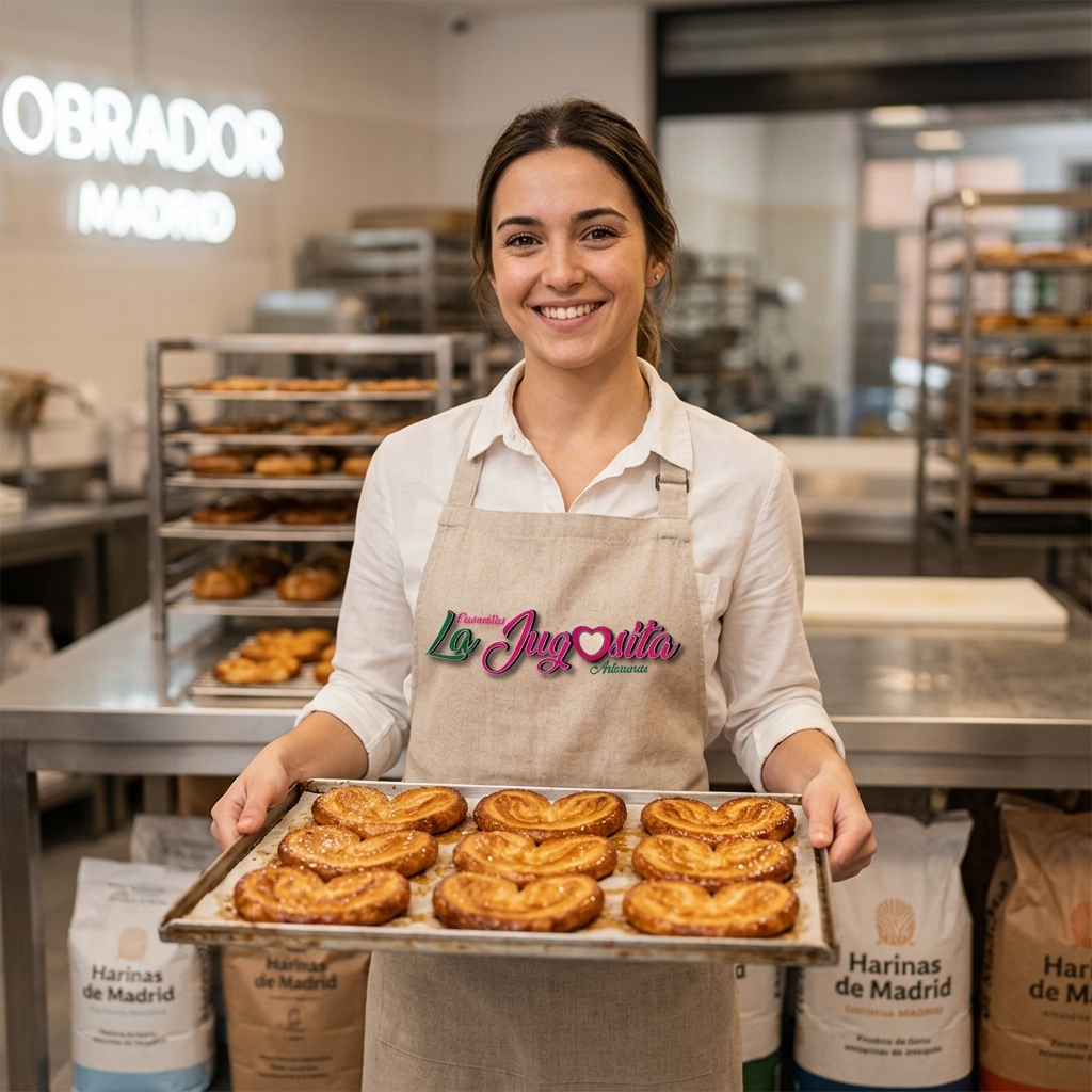 Nuestra pastelera en el obrador