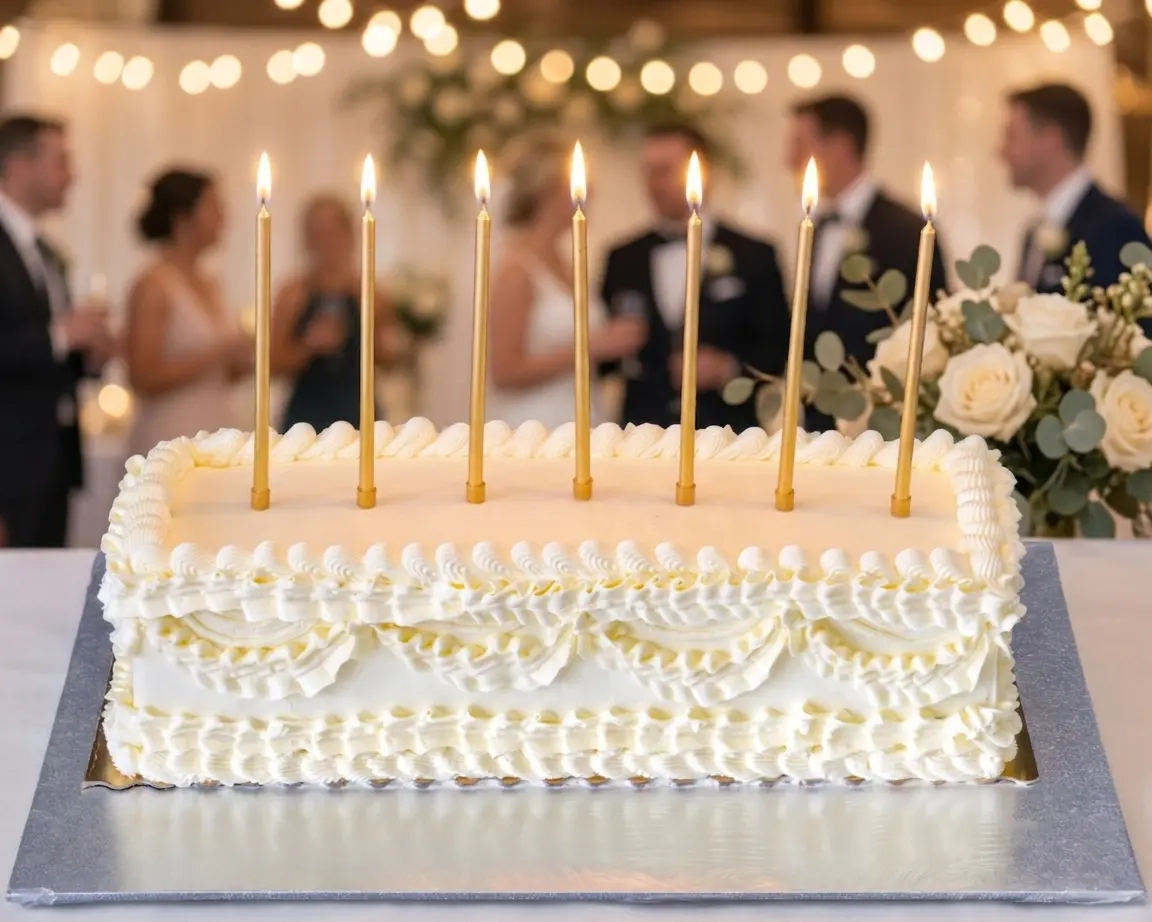 Tarta de boda contemporánea y elegante decorada con flores